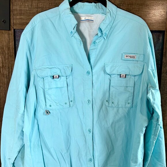 Columbia PFG Sportswear Shirt XL - UPF 30 Sun Protection Fishing Outdoors - Picture 1 of 6